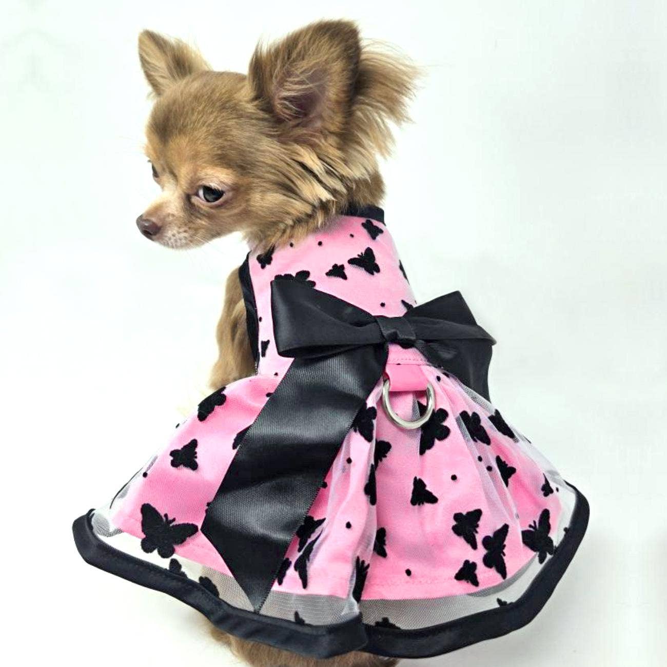 Pink & Black Dog Dress