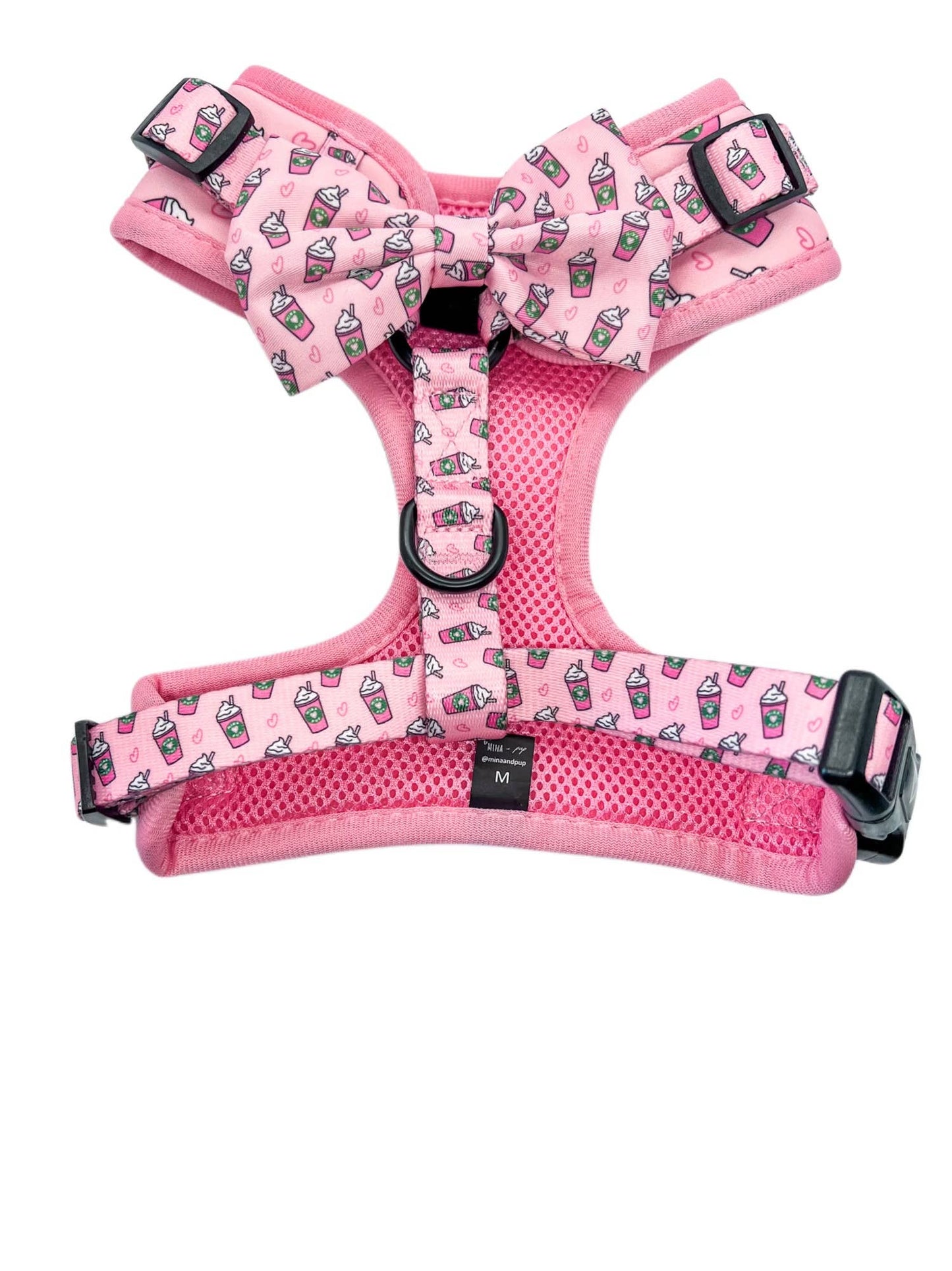 Pink Pupshake Adjustable Dog Harness