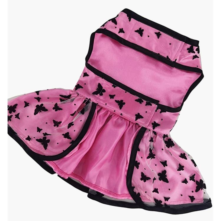 Pink & Black Dog Dress