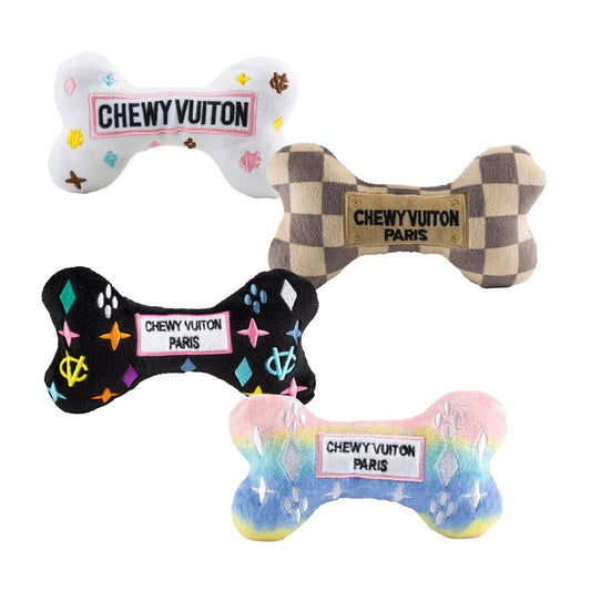 Chewy Vuitton Bones Sampler Dog Toy