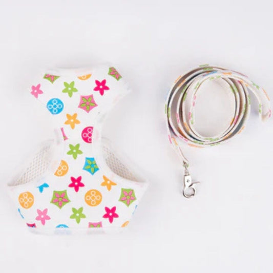 Chewy Vuiton Harness & Leash Set
