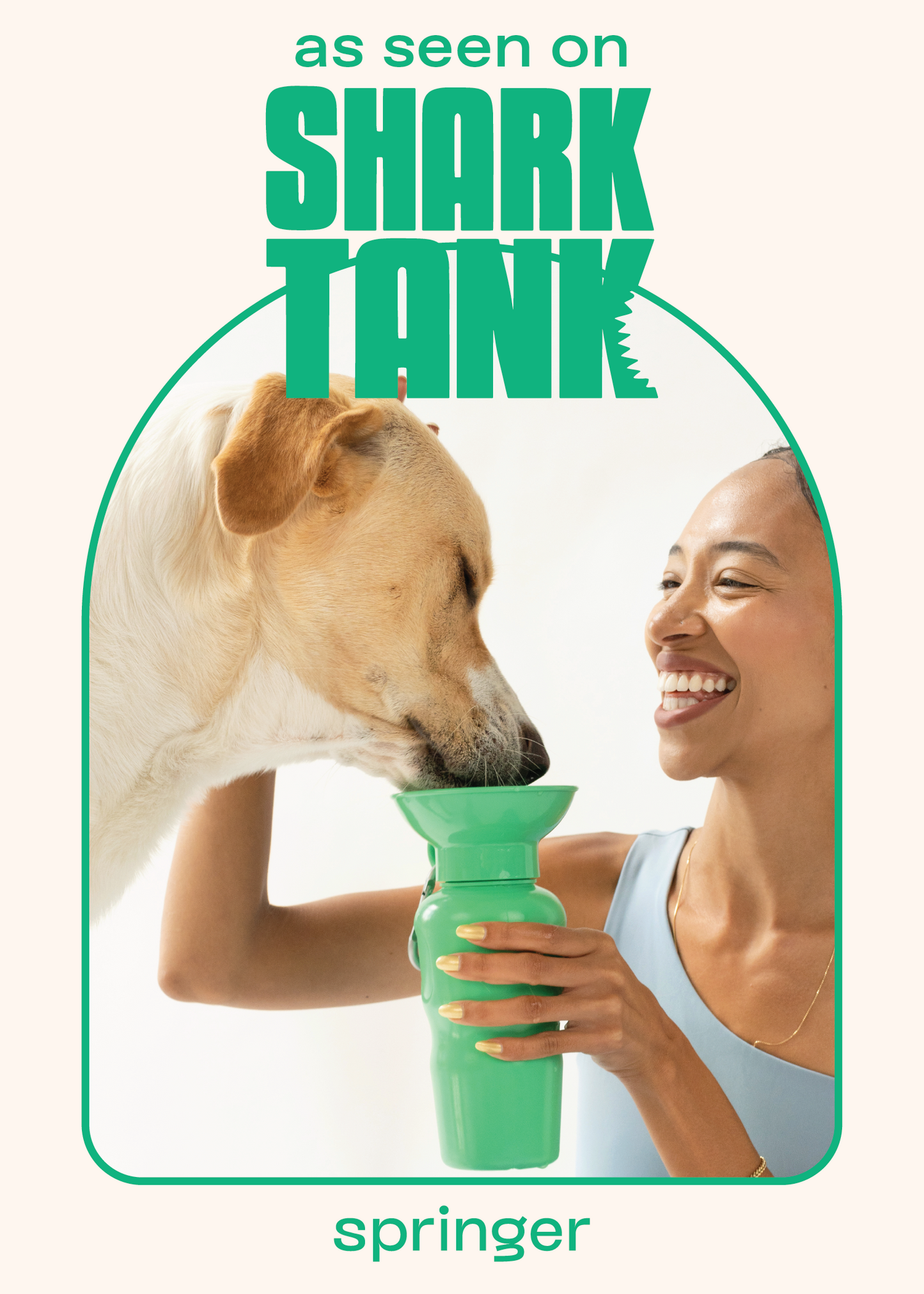 Dog Travel Flip Silicone Water Bottle 20oz
