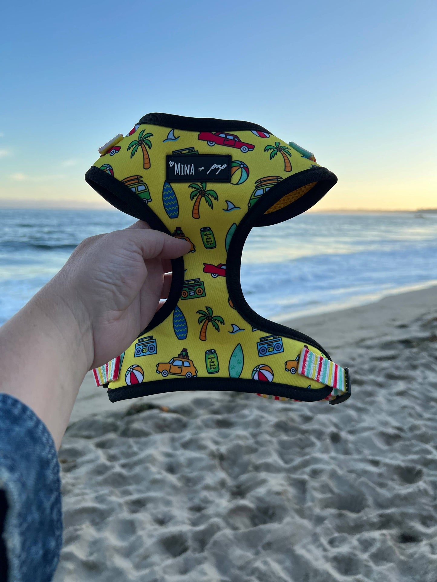 The Beach Bum Adjustable Dog Harness