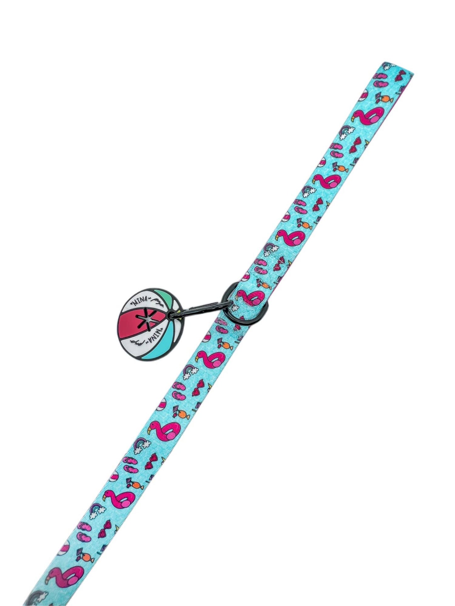 Pool Day- 5 Foot Comfort Leash Double Sided Two Prints