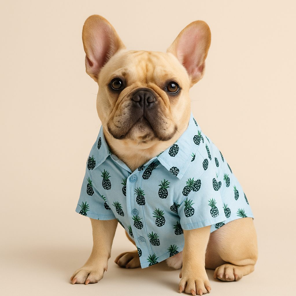 Hawaiian Camp Shirt - Blackberries