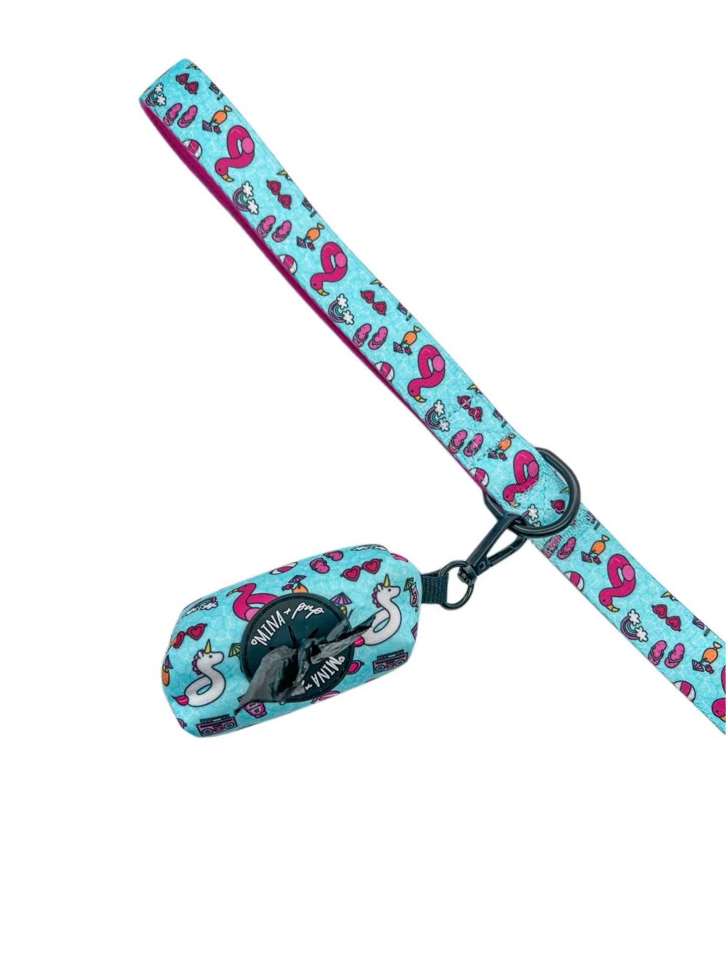 Pool Day- 5 Foot Comfort Leash Double Sided Two Prints