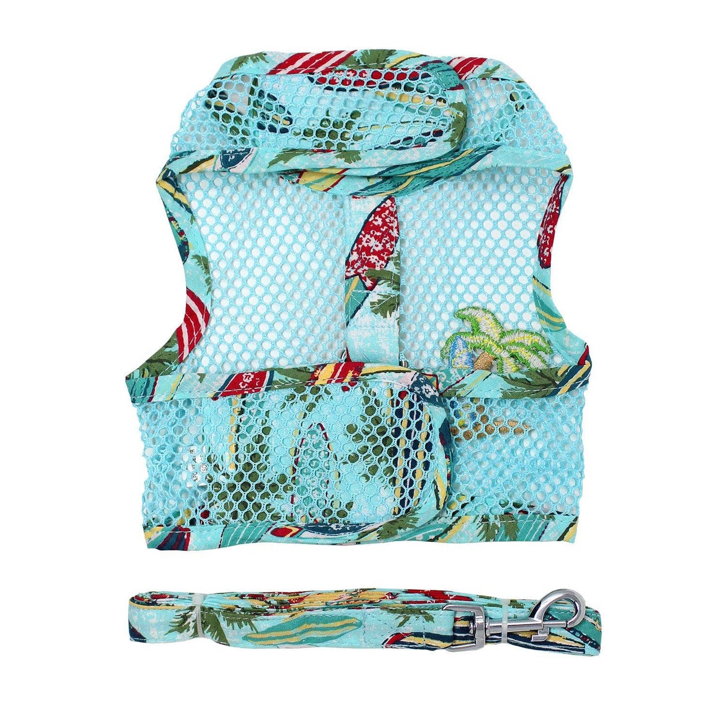 Cool Mesh Dog Harness - Surfboards & Palms