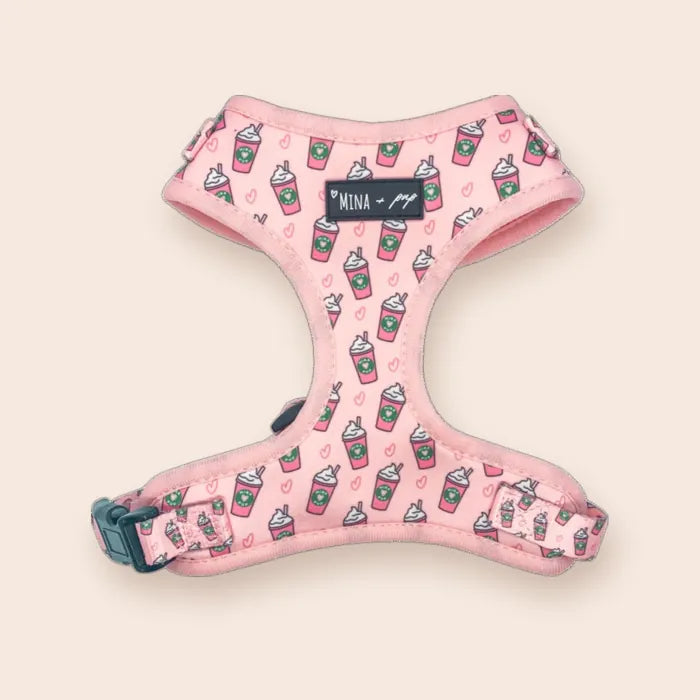 Pink Pupshake Adjustable Dog Harness