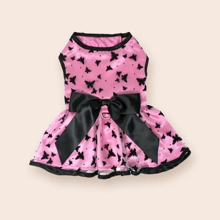 Pink & Black Dog Dress